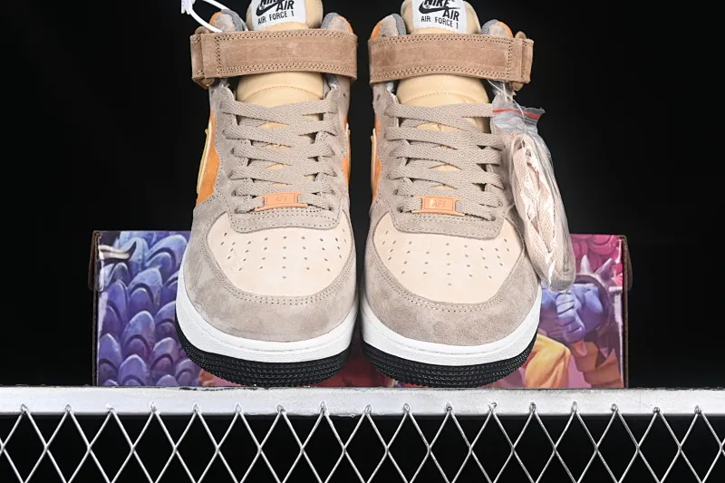All categories Nk Air Force 1 Air Force series Nk Air Force 1 Mid Air Force mid-top Nk Air Force 1'07 Mid brown Air Force One mid-top casual sneakers CG9908-105